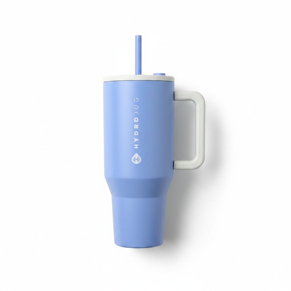 HydroJug Traveler Insulated Tumbler Periwinkle Blue Stainless Steel Mug